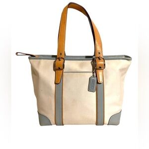 Coach vintage nylon satchel handbag